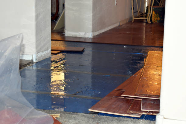 Professional Water Damage Restoration technician working in Charleston, WV